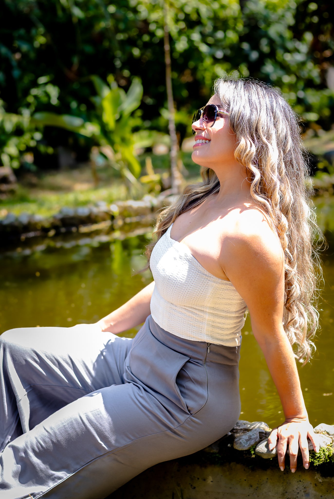 PANTALON PALAZO TIRO ALTO