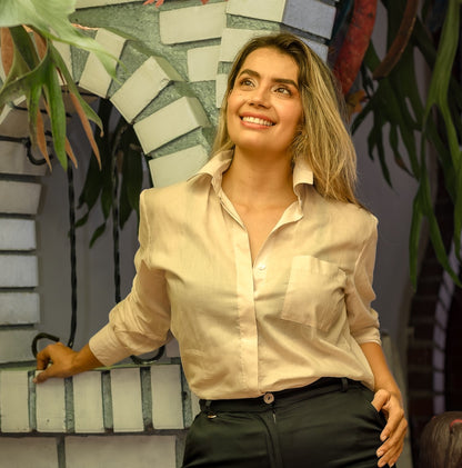 CAMISA MANGA LARGA CUELLO YASMIN