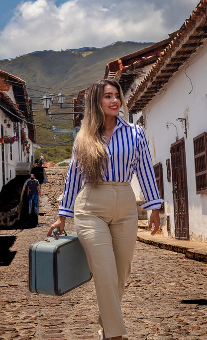 PANTALON TIRO ALTO SILUETA DEPURADA